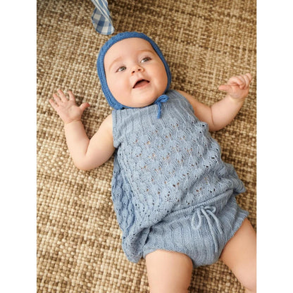 Sandnes Anleitungsheft 2407 Sommer Baby Nr. 5 -Lilja Singlet, Linus Diaper Pants & Bonnet