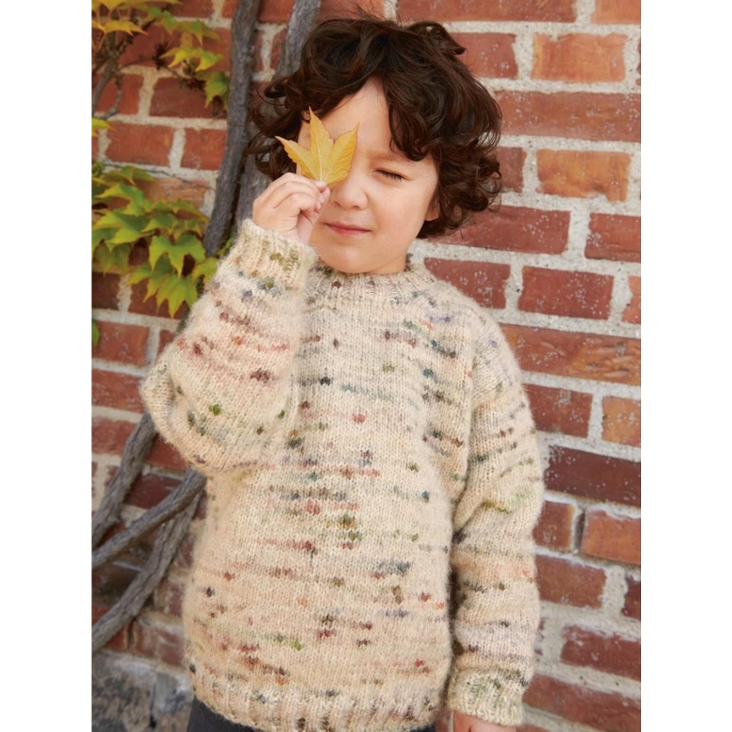 Sandnes Anleitungsheft 2408 Mykt Til Barn Nr. 8 Dave Sweater Junior