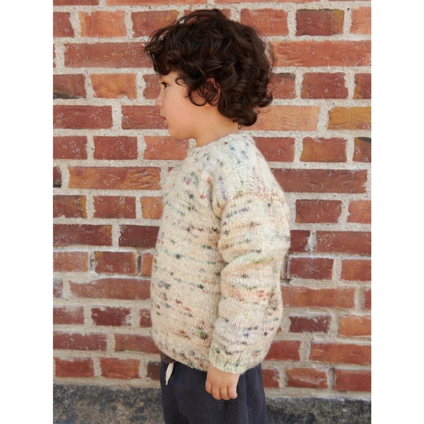 Sandnes Anleitungsheft 2408 Mykt Til Barn Nr. 8 Dave Sweater Junior