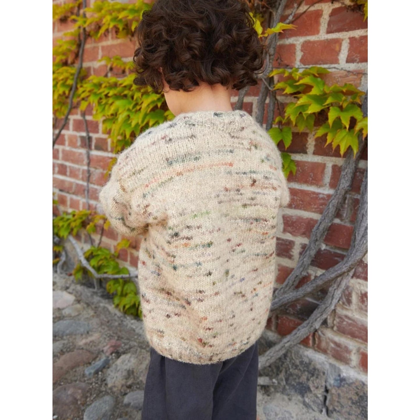 Sandnes Anleitungsheft 2408 Mykt Til Barn Nr. 8 Dave Sweater Junior