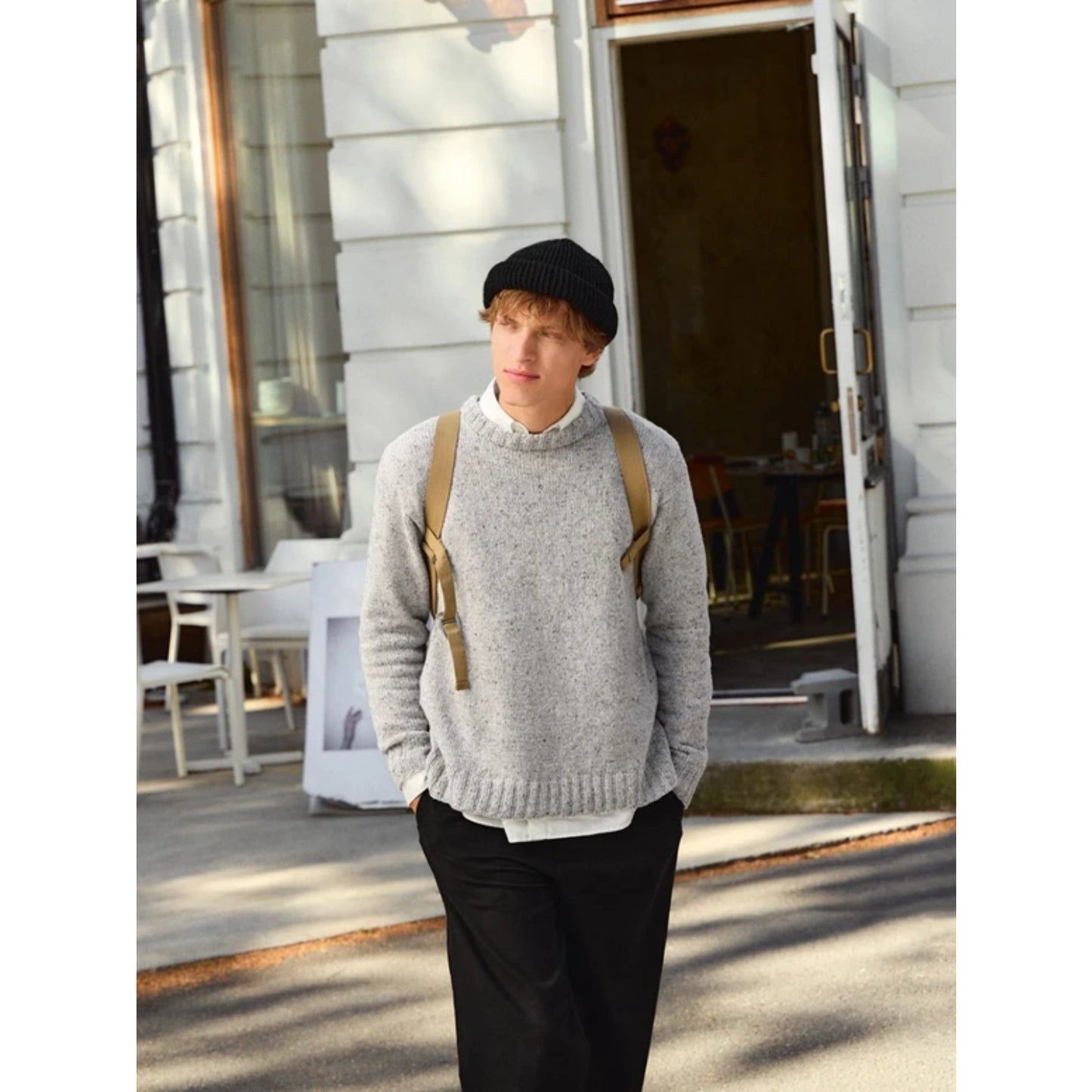 Sandnes Anleitungsheft 2412 MR. Nr. 8 Brendan Sweater Man