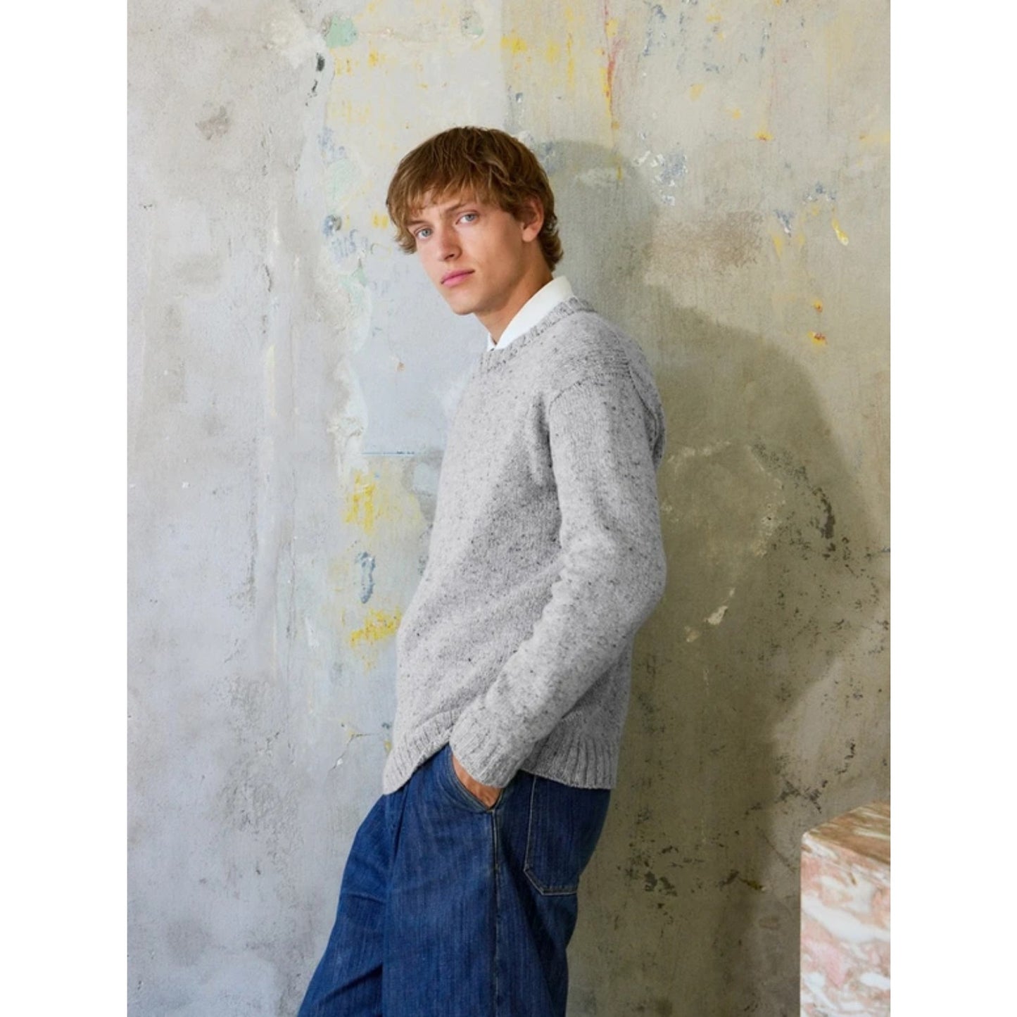 Sandnes Anleitungsheft 2412 MR. Nr. 8 Brendan Sweater Man