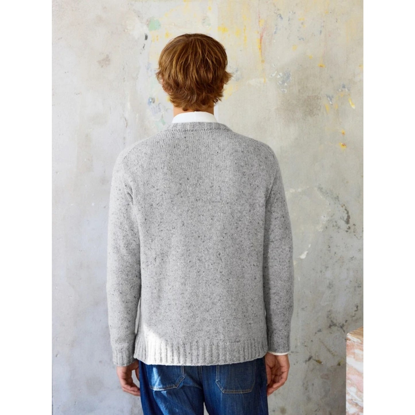 Sandnes Anleitungsheft 2412 MR. Nr. 8 Brendan Sweater Man