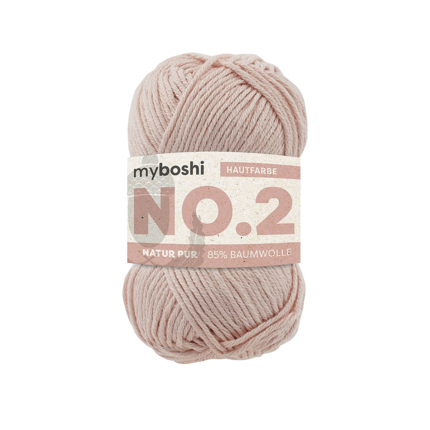 myboshi No.2, 100% vegan 2440 skin color