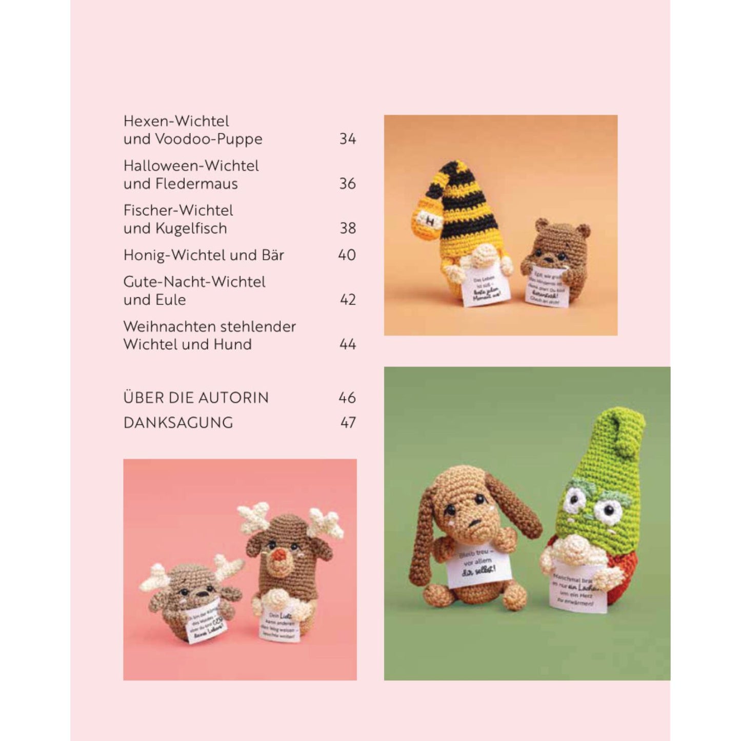Emotional Support Wichtel-Amigurumis – Kleine Mutmacher und ihre Freunde häkeln
