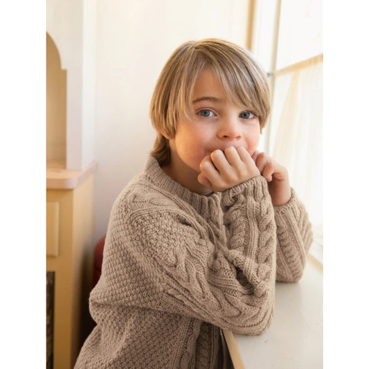 Sandnes Anleitungsheft 2501 Mykt til barn Nr. 1 Caspian Sweater Junior