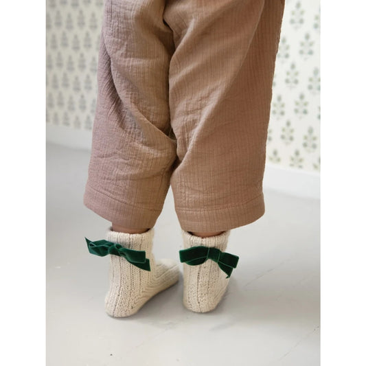 Sandnes Anleitungsheft 2501 Mykt til barn Nr. 7 Bow Socks Junior
