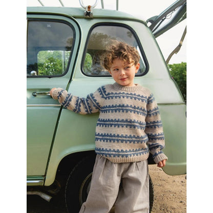 Sandnes Anleitungsheft 2506 Sommerbaby Nr.  2 Ridge Sweater Junior