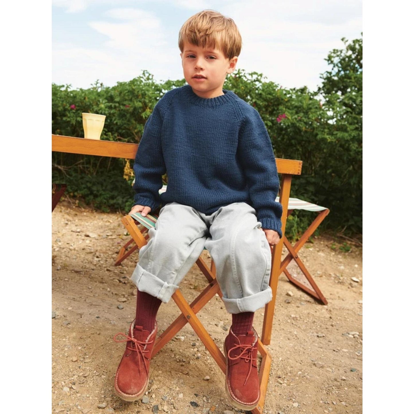 Sandnes Anleitungsheft 2506 Sommerbaby Nr. 4 Tiro Sweater Junior