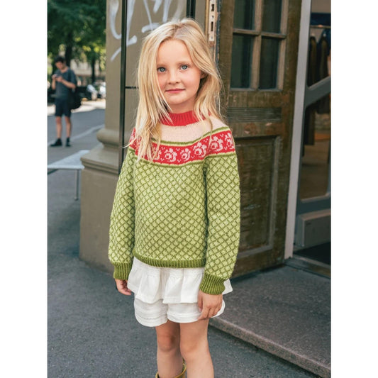 Sandnes Anleitungsheft 2509 Nr. 5 Blome Genser Junior