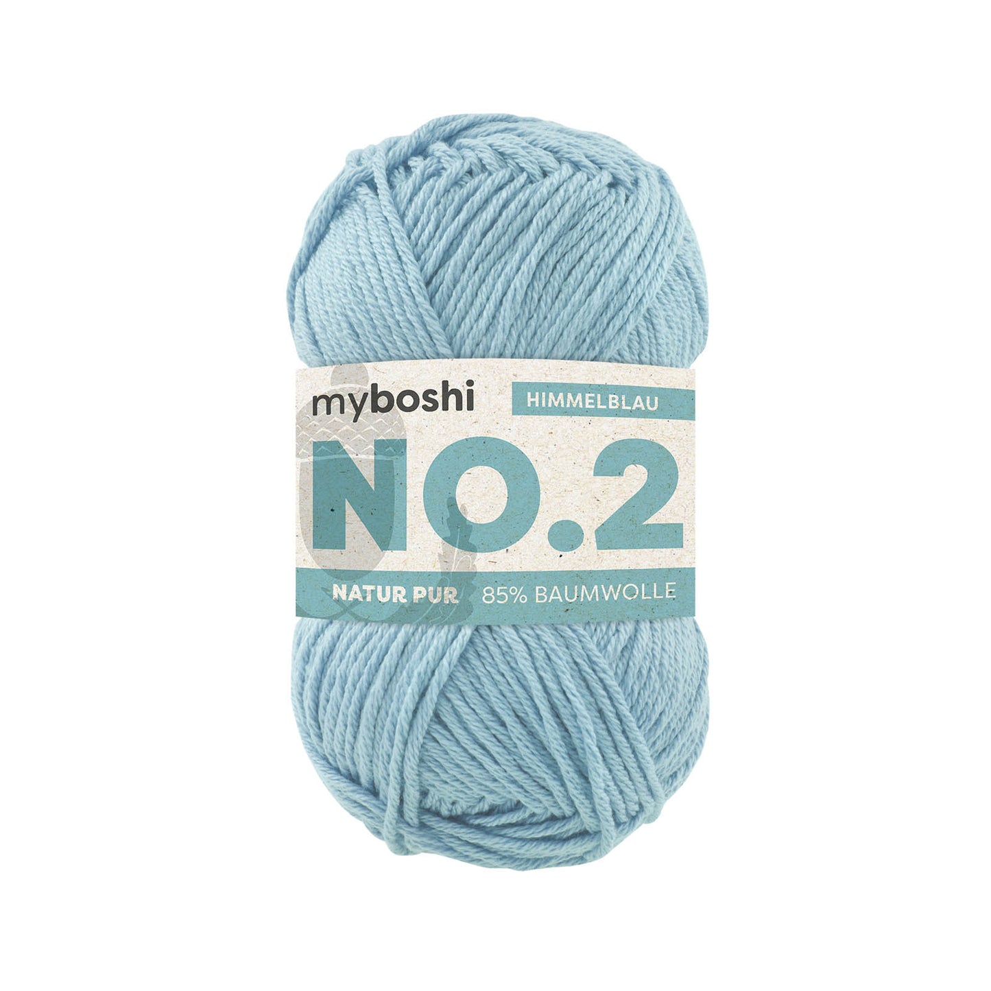 myboshi No.2, 100% vegan 2510 sky blue