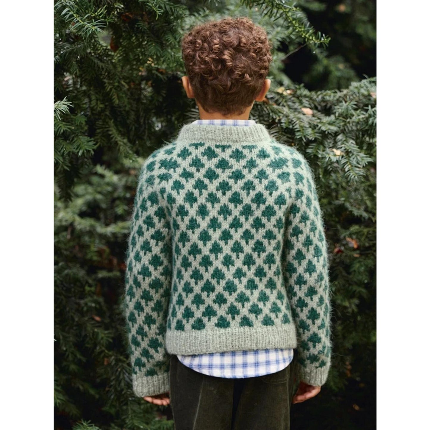 Sandnes Anleitungsheft 2511 Christmas Tree Sweater Nr. 1 Sweater Junior
