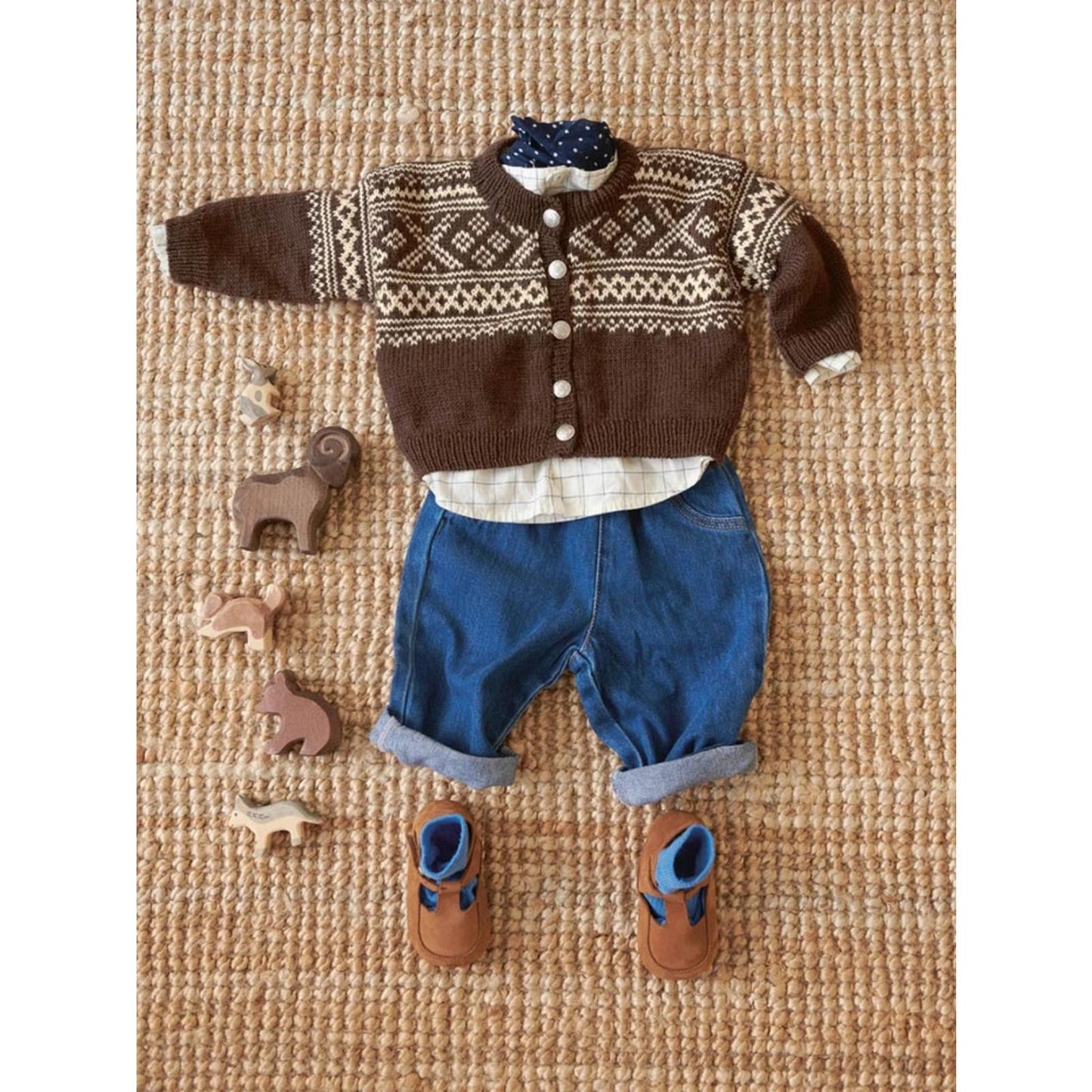 Sandnes Anleitungsheft 2512 Nr. 1 Setesdalkofte Baby