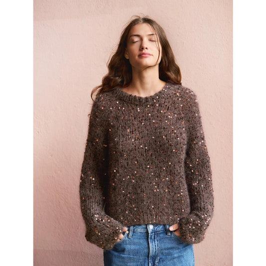 Sandnes Anleitungsheft 25_6 Rookie Sweater Paljett Edition