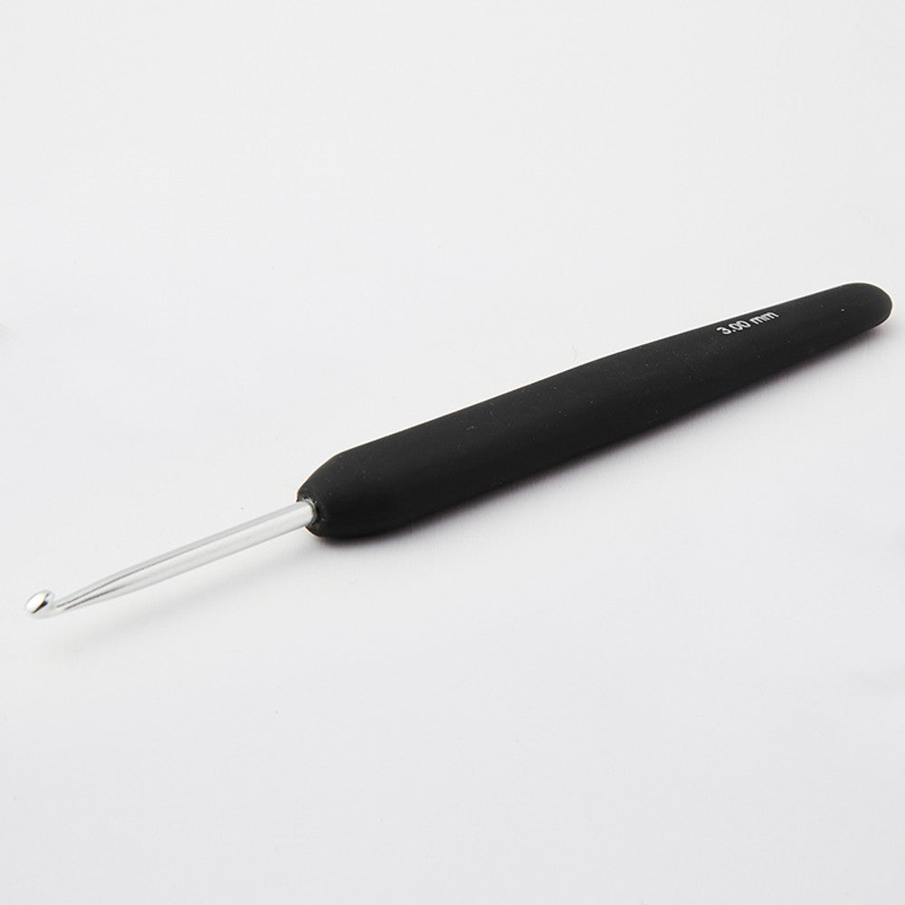 KnitPro crochet hook with soft grip 4.0