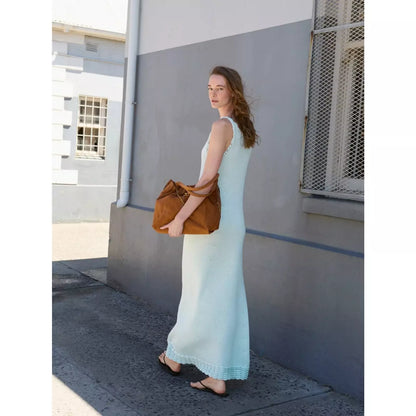 Sandnes Anleitungsheft Sommerstrick 2604 Nr. 10 Roselyn Long Dress