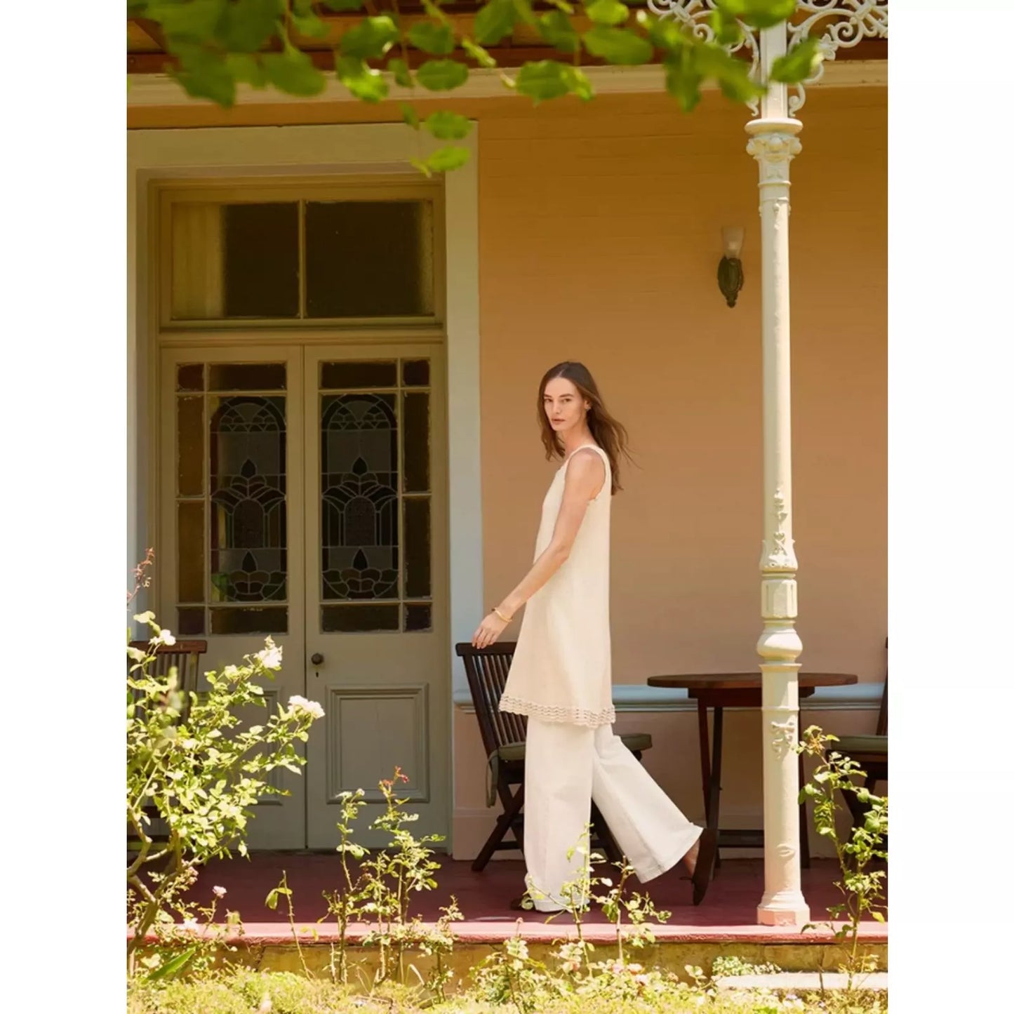 Sandnes Anleitungsheft Sommerstrick 2604 Nr. 9 Roselyn Short Dress