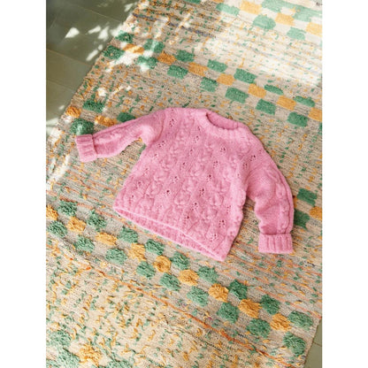 Sandnes Anleitungsheft Strick für Kinder 2605 Nr. 3 Junia Sweater Junior