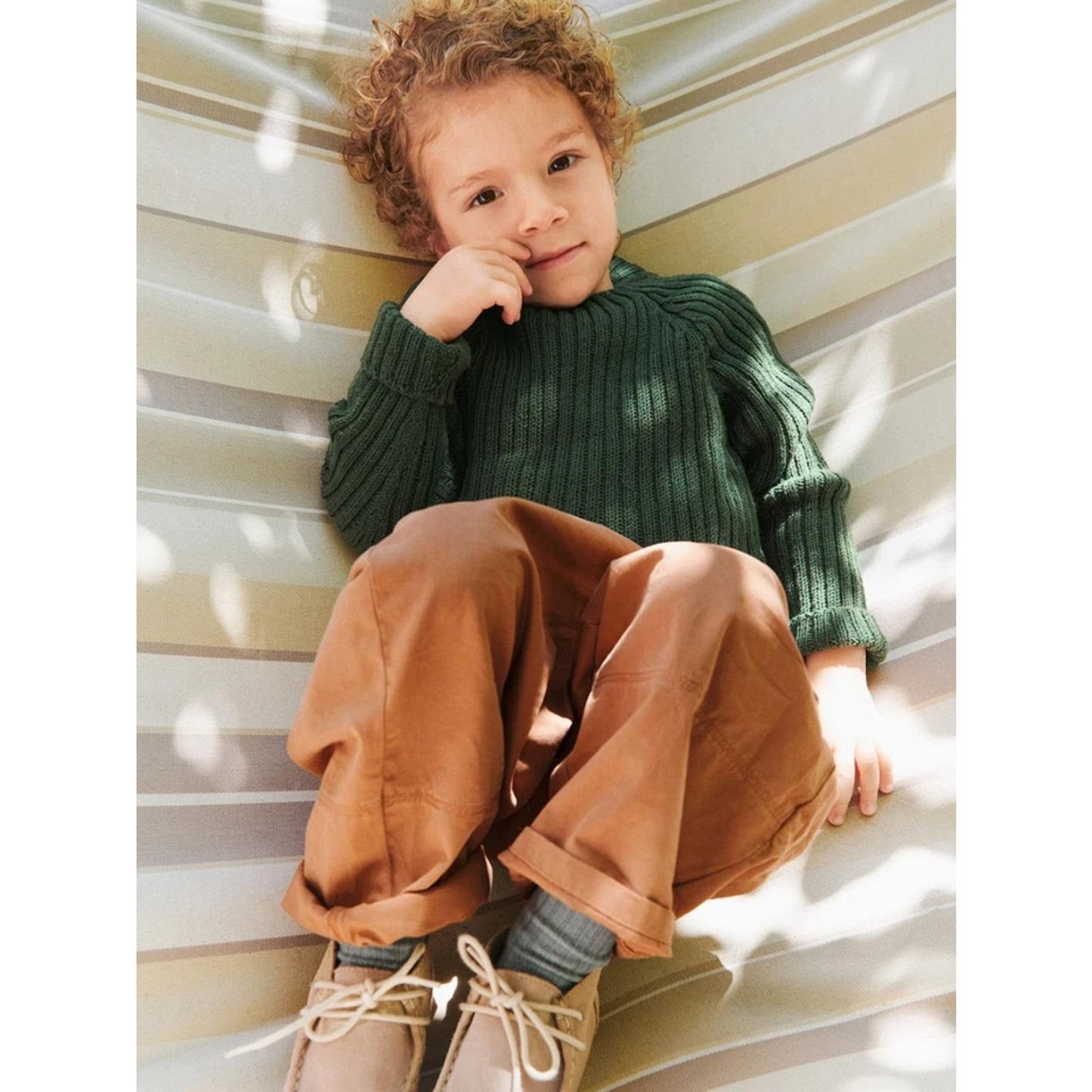 Sandnes Anleitungsheft Strick für Kinder 2605 Nr. 5 Theo Sweater Junior
