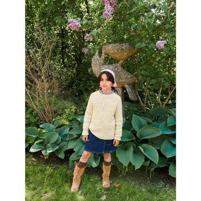 Sandnes Anleitungsheft Strick für Kinder 2605 Nr. 5 Theo Sweater Junior