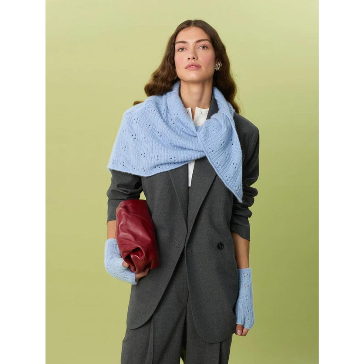 Sandnes Anleitungsheft 2607 Nr. 3 Miu Pointelle Shawl