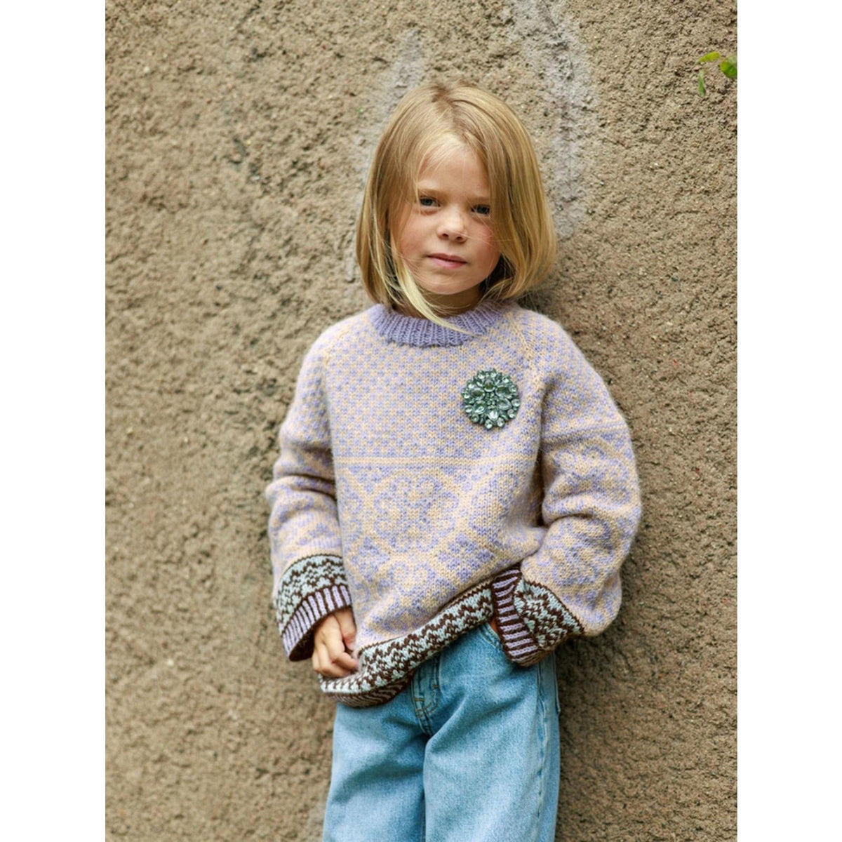 Sandnes Anleitungsheft 2608 Nr. 2 Rose Junior
