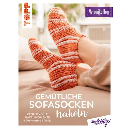 Crochet cozy sofa socks 27021