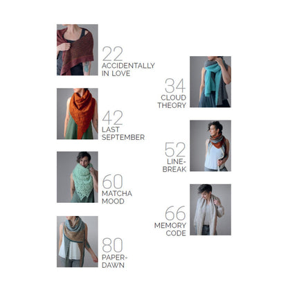Mairlynd Shawl Love mit Row Maps