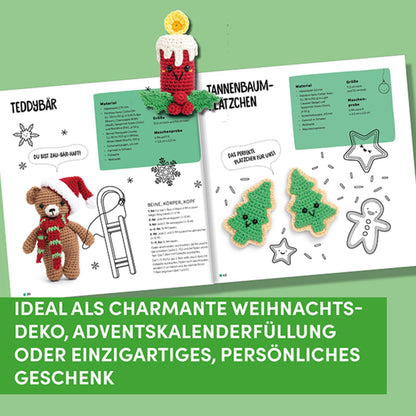 Kawaii Häkel Weihnachten (DE) – 40 Amigurumi-Anleitungen für die Weihnachtszeit