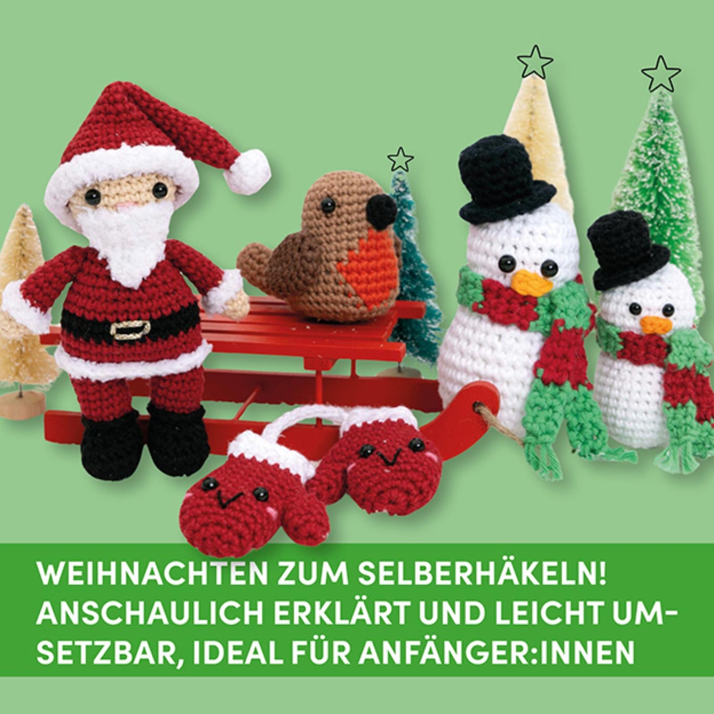 Kawaii Häkel Weihnachten (DE) – 40 Amigurumi-Anleitungen für die Weihnachtszeit