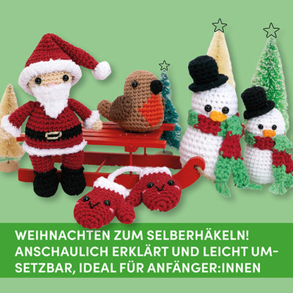 Kawaii Häkel Weihnachten (DE) – 40 Amigurumi-Anleitungen für die Weihnachtszeit