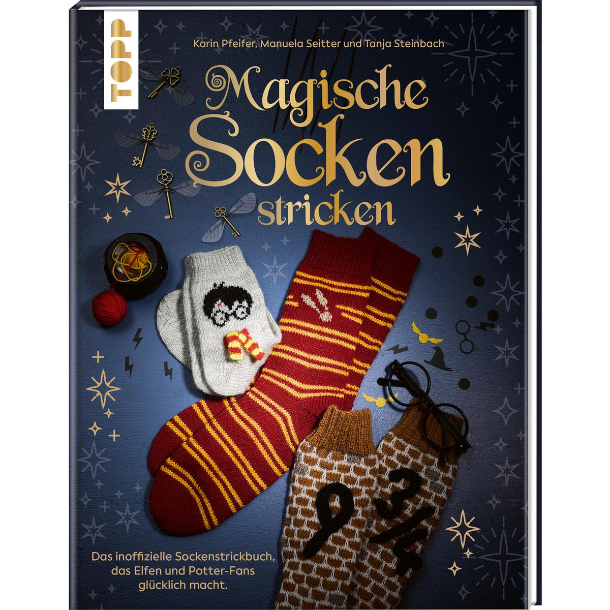 Magische Socken stricken – Das inoffizielle Sockenstrickbuch für Fantasy-Fans (DE)