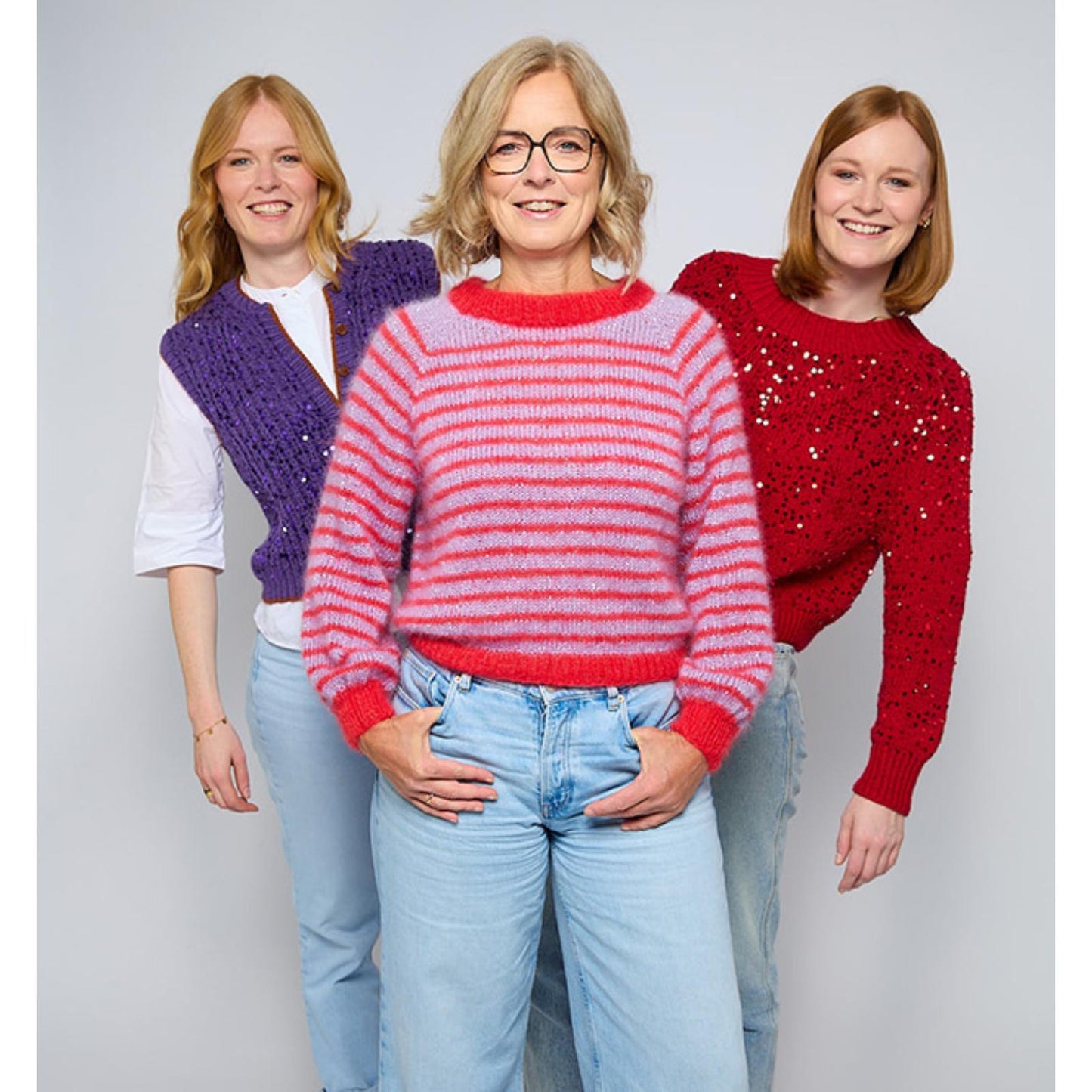 Alles Paillette, Stricken mit Glanzeffekt (DE)