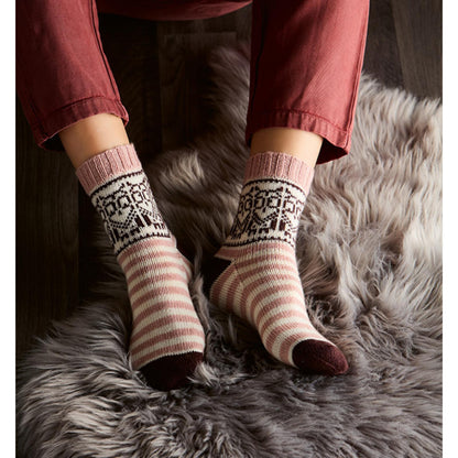 Colorwork-Socken stricken (DE), neue Mustersocken mit Jacquardtechnik