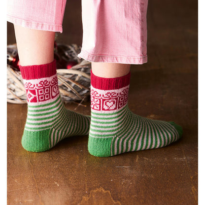 Colorwork-Socken stricken (DE), neue Mustersocken mit Jacquardtechnik