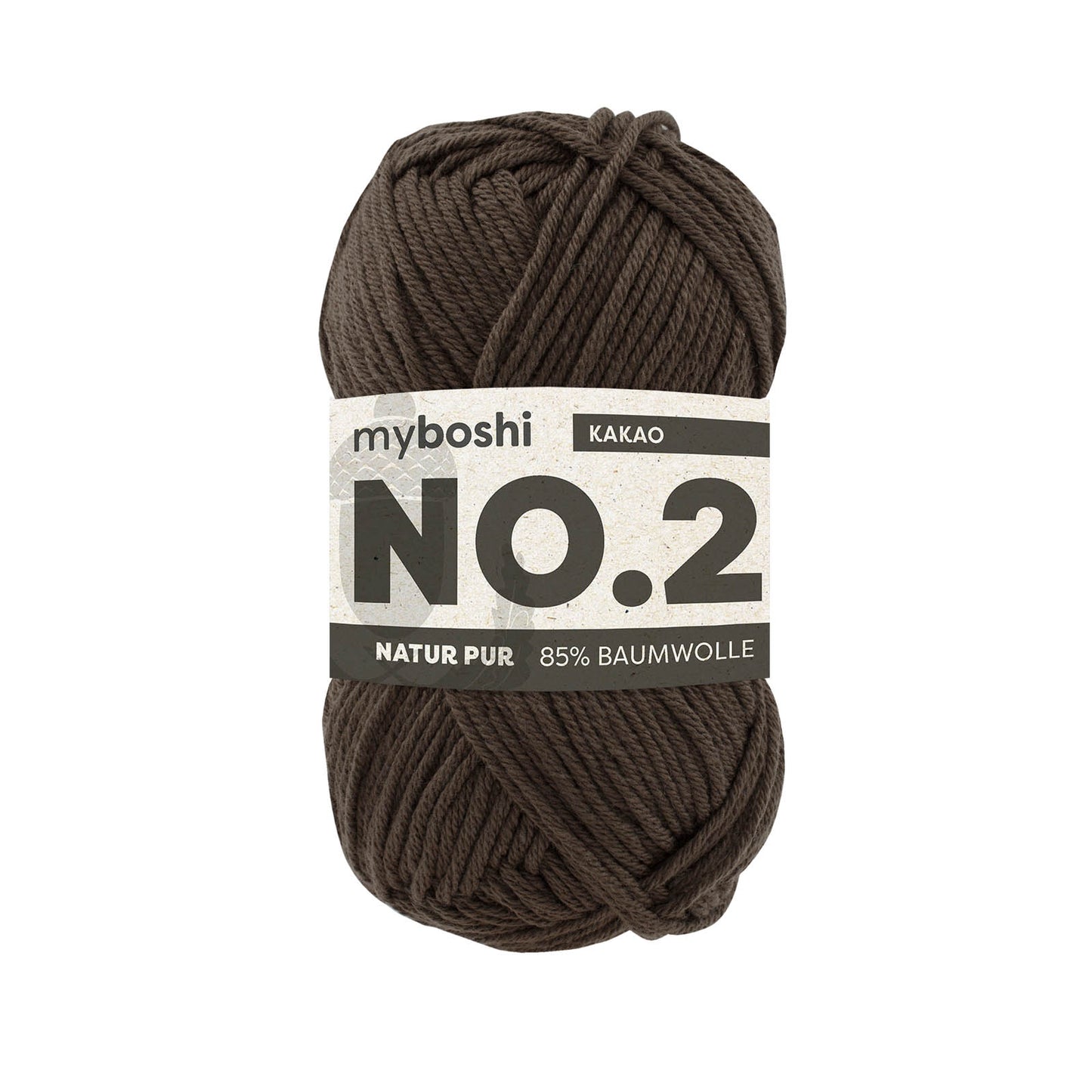 myboshi No.2, 100% vegan 2740 cocoa