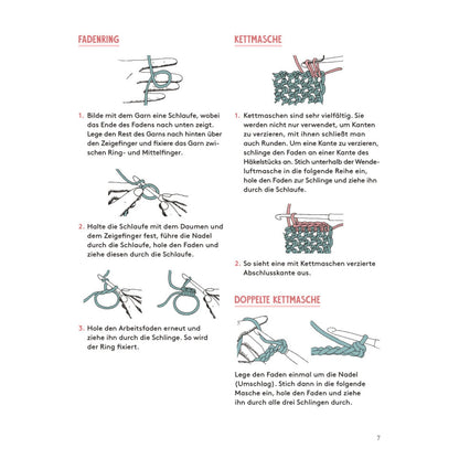 Hej! Mit Rope-Garn häkeln super easy