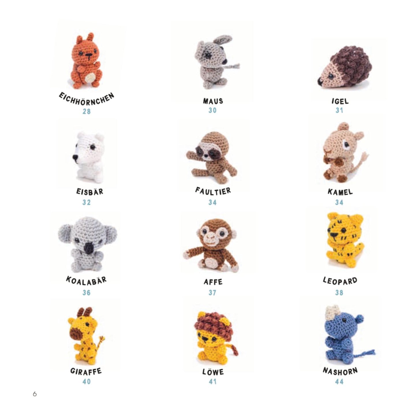 Mini-Amigurumis - 26 niedliche Tierchen häkeln (DE)