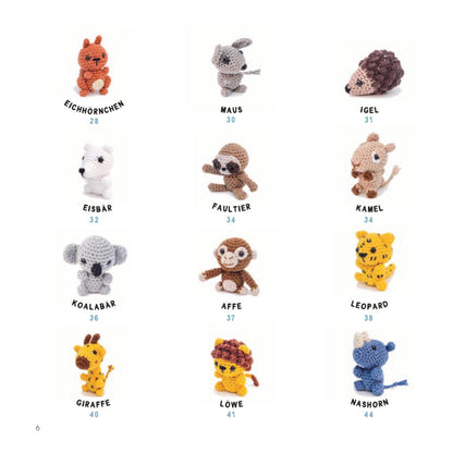 Mini-Amigurumis - 26 niedliche Tierchen häkeln (DE)