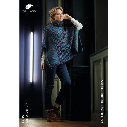 Anleitung (de, en) von © Pro Lana Poncho mit Flecht-Zopfmuster - . 272105-3