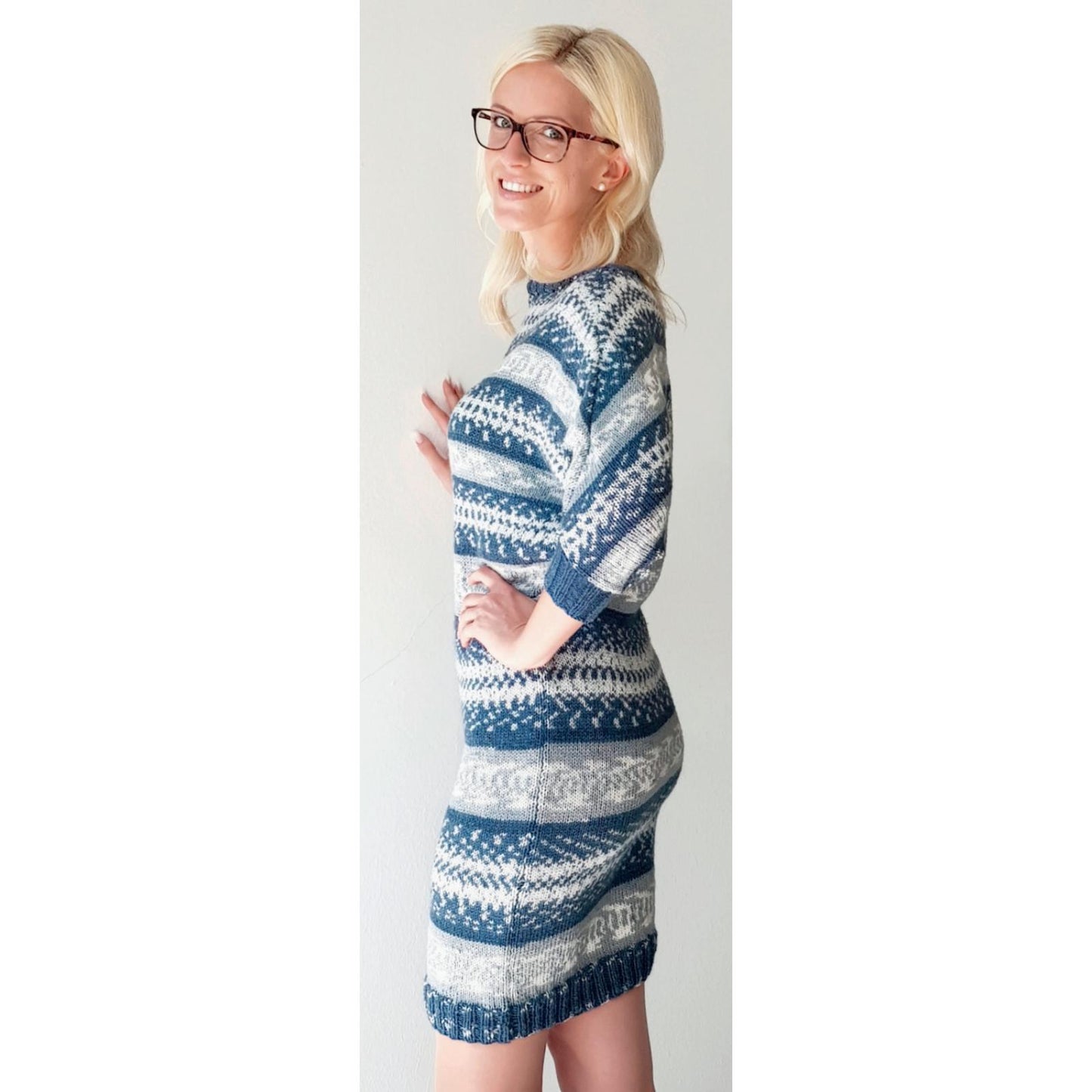 Anleitung (de) von © Pro Lana Strickkleid mit Fledermausärmeln - 272100-A40