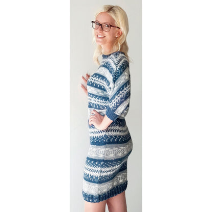 Anleitung (de) von © Pro Lana Strickkleid mit Fledermausärmeln - 272100-A40