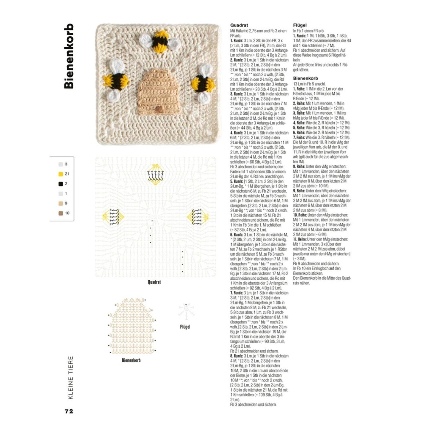 3D Granny Squares Häkeln
