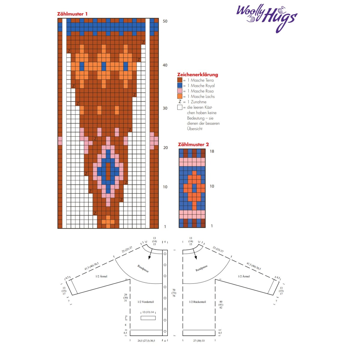 Anleitung (de) von © Woolly Hugs  - Jacke Winter-Dream - Maschenwelt 01/22