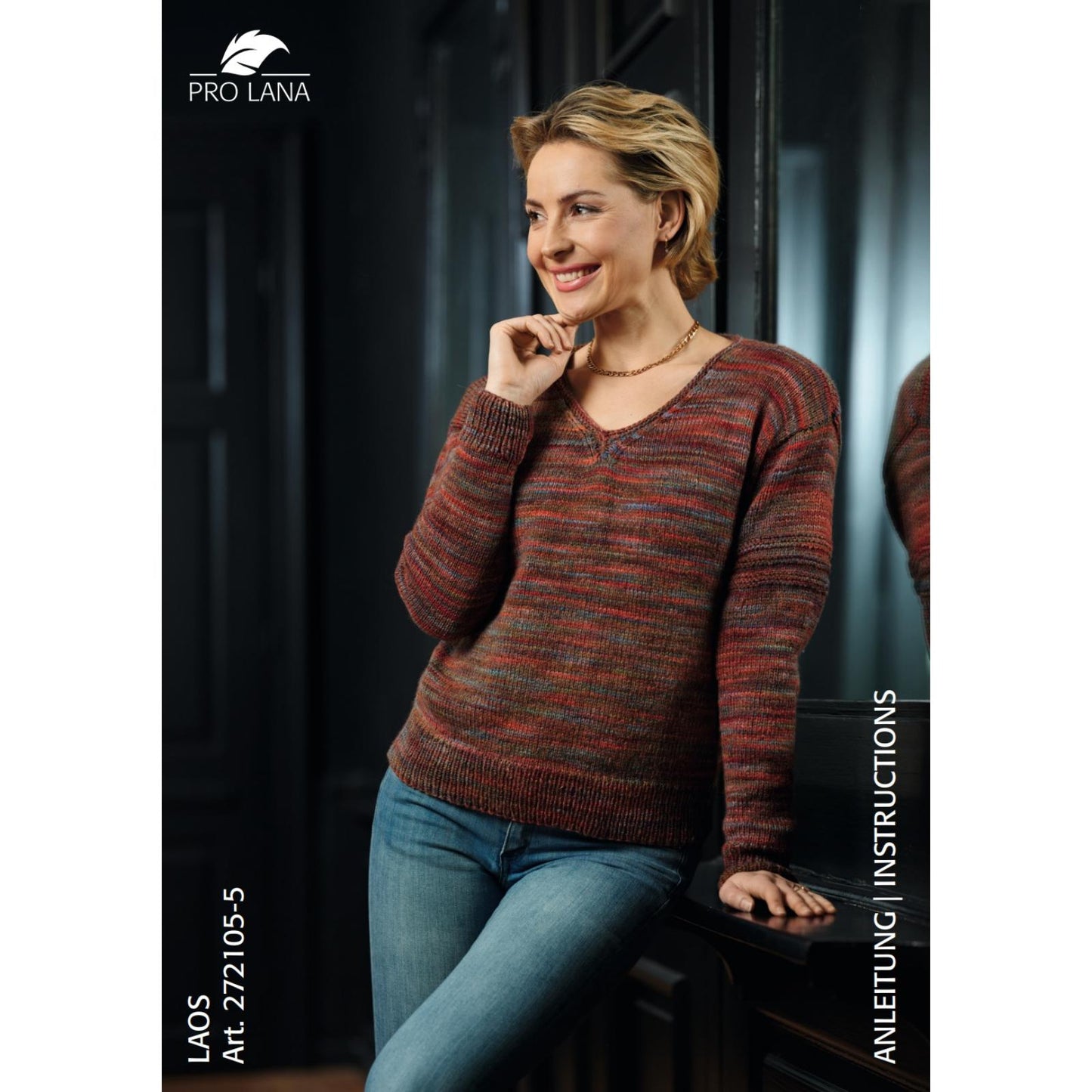 Anleitung (de, en) von © Pro Lana Pullover V-Ausschnitt - . 272105-5