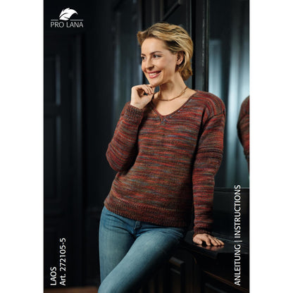 Anleitung (de, en) von © Pro Lana Pullover V-Ausschnitt - . 272105-5
