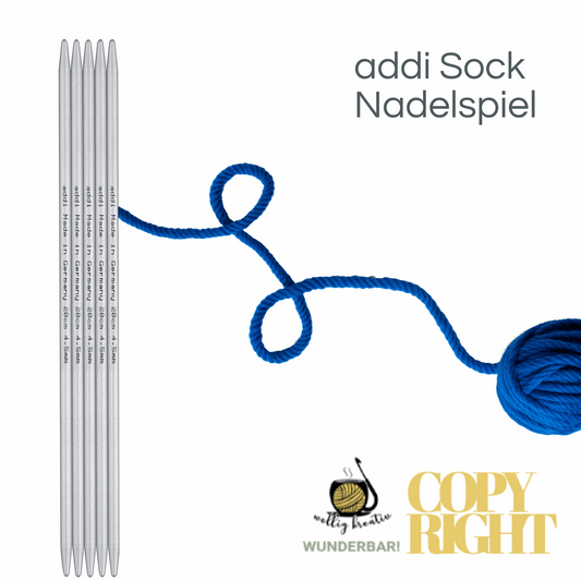 Addi, Sock Nadelspiel, 62012, Größe 8, 23 cm