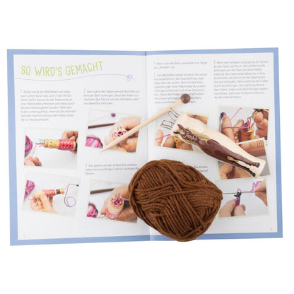 Kreativ-Set Strickliesel für Pferdefans