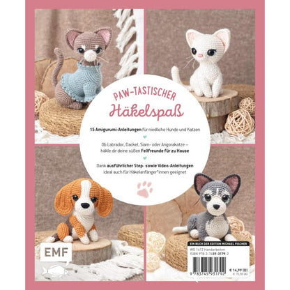 Süße Pfötchen – Hunde und Katzen als Amigurumis häkeln