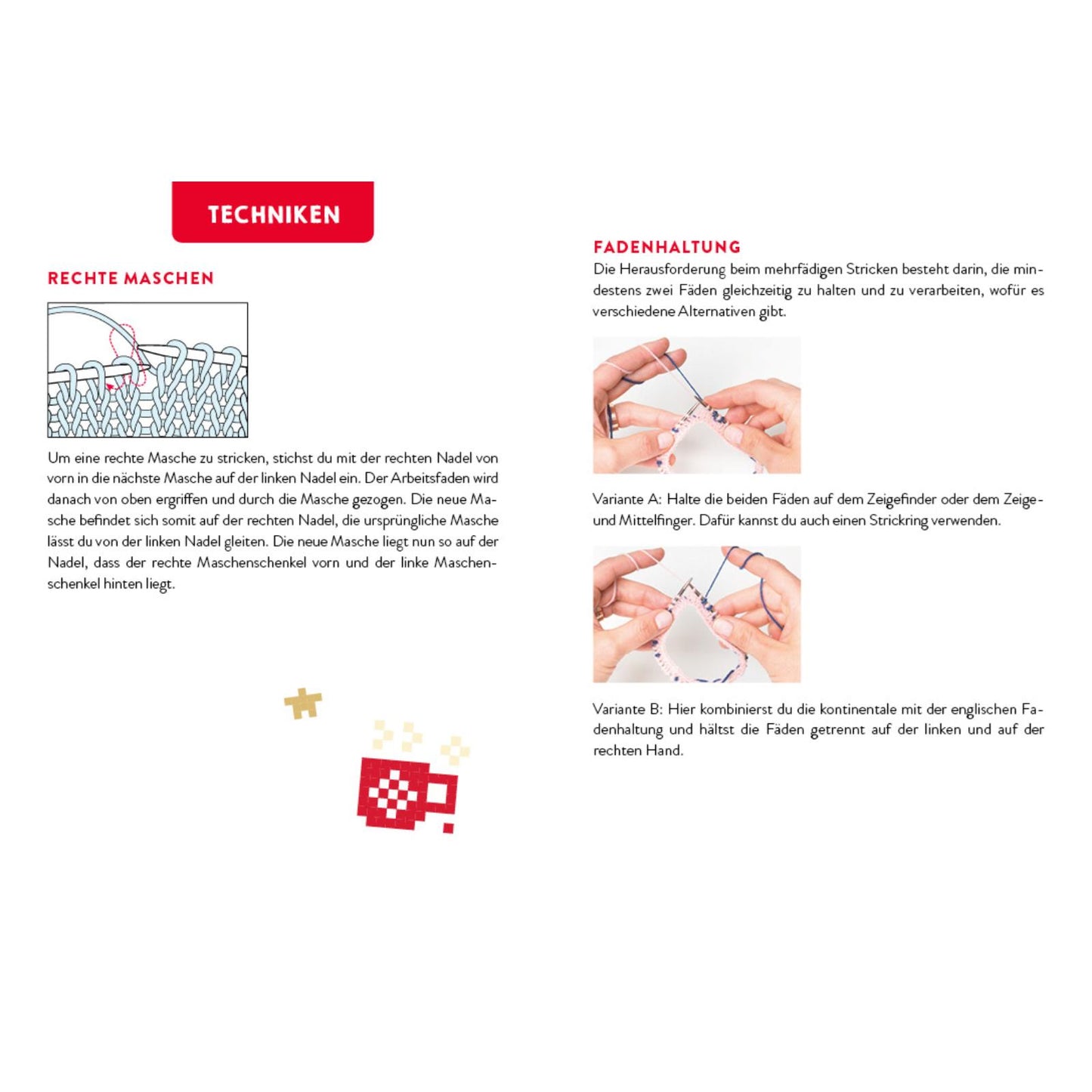 55 x stricken – Weihnachts-Motive: Deine Strickmustersammlung als Kartenset